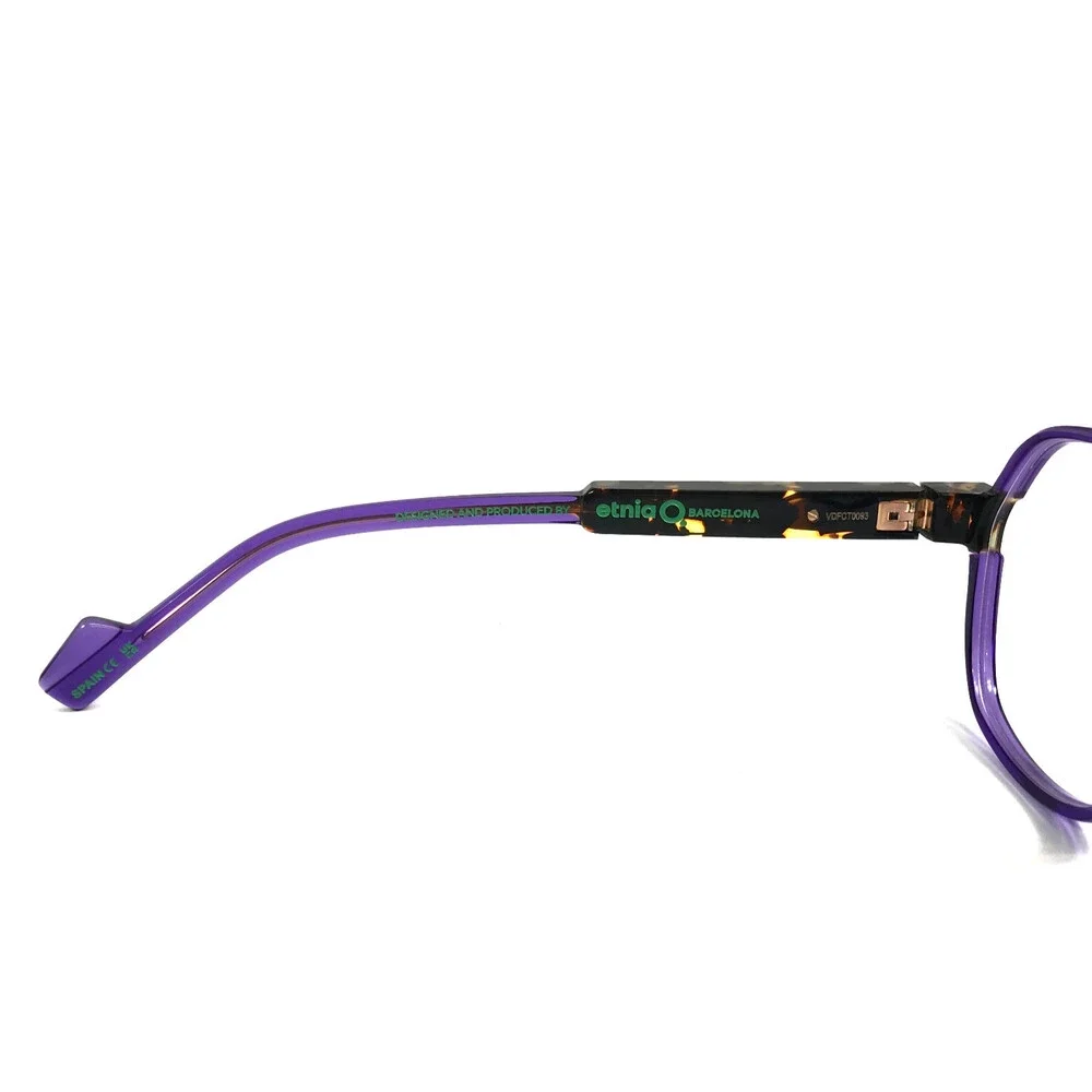 Etnia Barcelona Eyeglasses Frames CHROMA N42 PUHV Purple Havana Brown 52-19-140